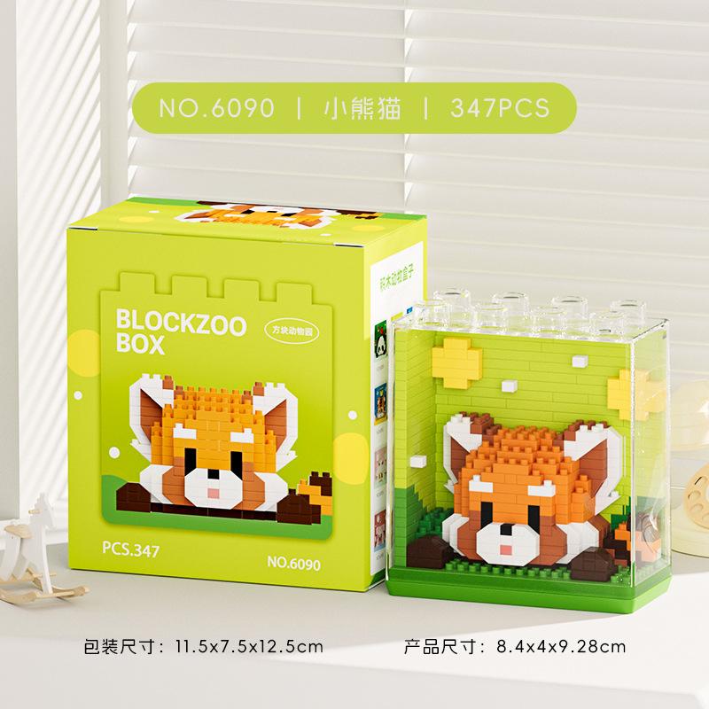 Pinguin Erwachsene Partikel Baustein Spielzeug Steine Panda Tiere 3D Konstruktor Mikro Steine Lernspielzeug Für Kinder Geschenke