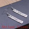 Boucles d'oreilles Symbole Om Yoga Vintage Boucles d'oreilles Mode Pour Femmes Apprêts de Fabrication de Bijoux DIY