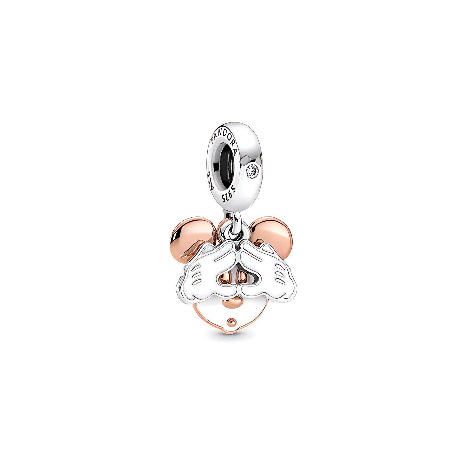 Pandora Disney Series Mickey Two-In-One Pendant Men Jewelry 780112C01 Silver,F