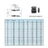 MG1-19/G60 MG1-19 Mechanical Seals MG1 For Water Pumps Rubber Bellow Seals With G60 Cup seat 109-19, MB1-19