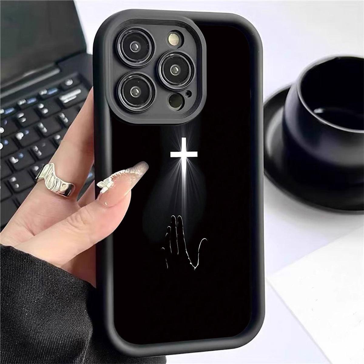 

Approaching Truth Grooved Black Phone Case for iPhone 14/15/16/17 Pro Max Xiaomi 11 Lite 4G чёрный