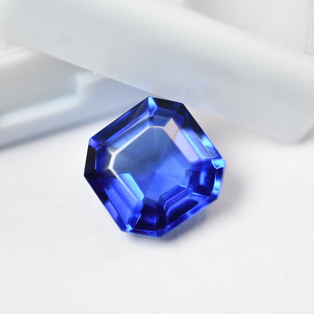 Natural Blue Sapphire Loose Gemstone 7 ct Square Cut for Her/Him September Birthday Birthstone