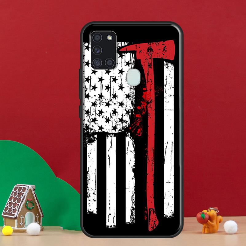 Firefighter Heroes Fireman Case For Samsung Galaxy A54 A34 A14 A51 A71 A50 A52S A12 A22 A32 A52 A53 A33 A13 Cover Coque