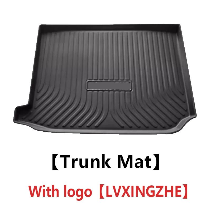 TPE Car Rear Trunk Mat For Jetour T2 Accessories 2023 2024 2025 Traveller Shanhai T2 Waterproof Anti-dirty Material Rubber Pad