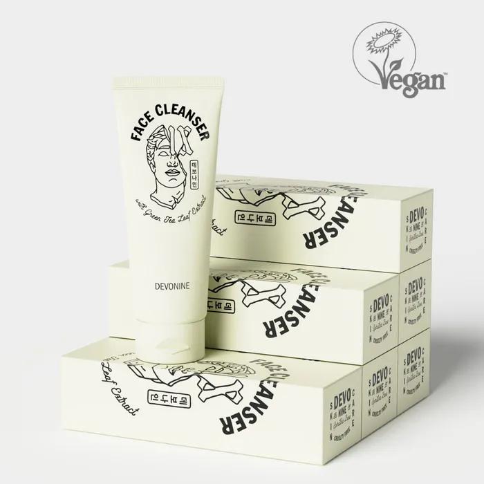 Vegan Face Cleanser with Green Tea Extract