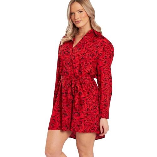 Wednesday's Girl Girls Blur Mini Shirt Dress