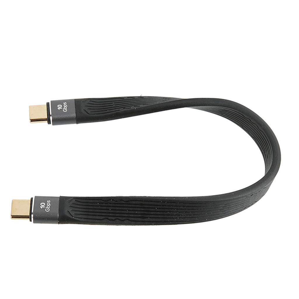 Type C To Type C Cable Male 10Gbps Data Transfer PD100W Fast Charge FPC 4K 60Hz HD Projection Line