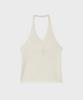 NOIRER FOR WOMAN Feathery Halterneck Knit (Cream)