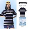 Camel Women's Striped T-shirt