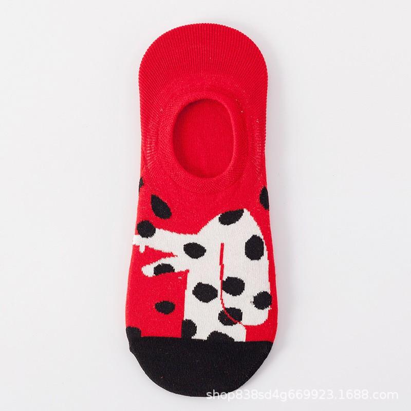 Womens Invisible Low-Cut Cotton Socks Non-Slip Ankle Breathable Casual Short Daily Wear