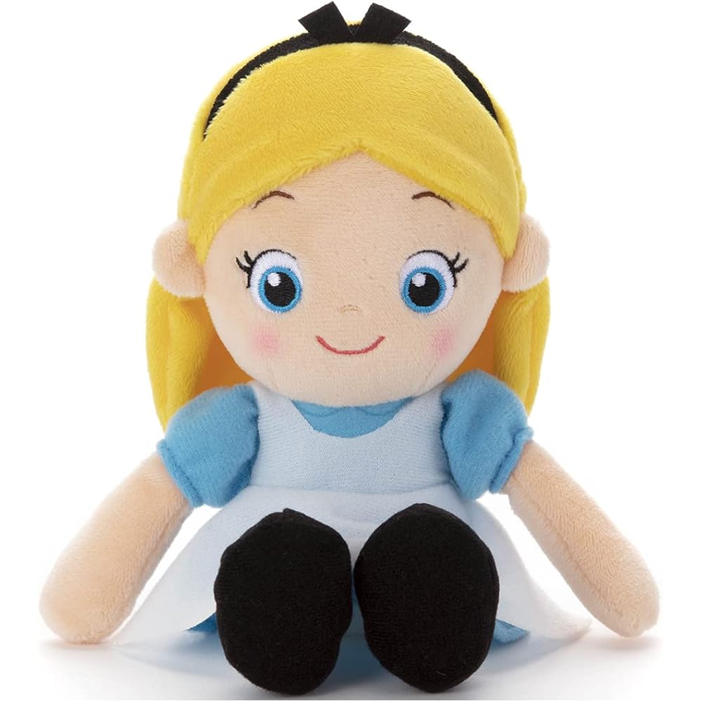 Disney Character Washable Beans Collection Alice Plush Toy 20cm Height