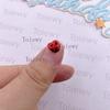 50pcs Resin Painted Halloween Decor Mini Colorful Skull Art Nail Flatback Rhinestone Applique DIY Wedding Scrapbook Decor Crafts