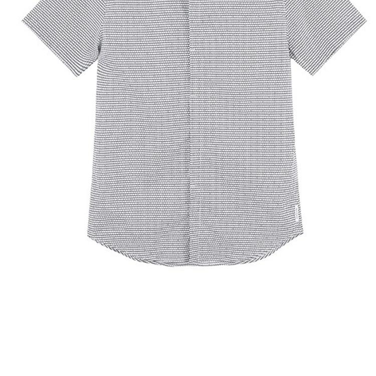 Armani Exchange Ss23 Patterned Short Sleeve Shirt Men shirts Gray 3RZC04-ZNEAZ-01EM