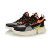 Li Ning LN U.T Slip Resistant Abrasion Resistant Low Top Sports Casual Shoes Unisex Black Orange AGLP081-1