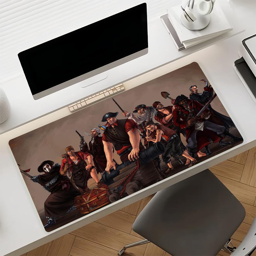 Game T-TF2 Mouse Pad Anti Slip Rubber Edge Locked Thickened Laptop Gaming Desk Mat
