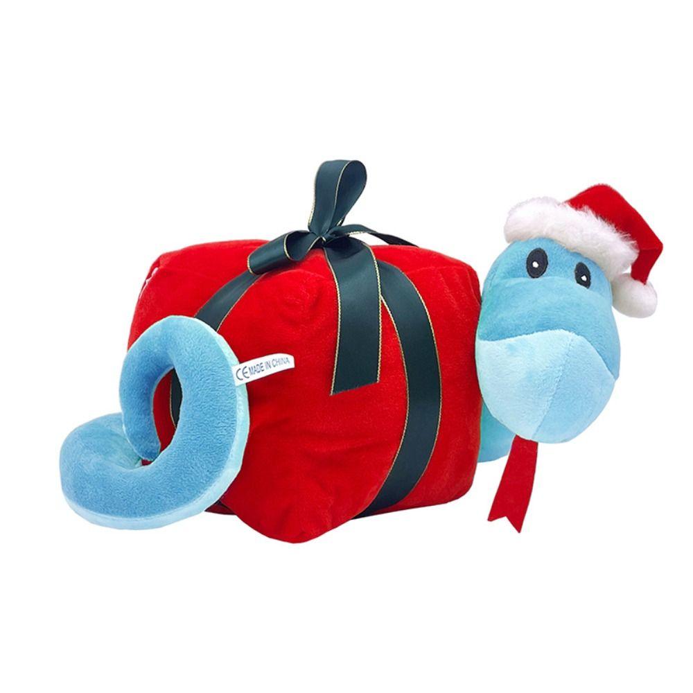 Simulation Christmas Snake Doll Fluffy Snake Plush Toy  Birthday Gift