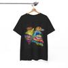 Unisex Cotton Short Sleeve Rocket Power T Shirt Neon Logo Retro 90s Cartoon Graphic Unisex Heavy Cotton Tee