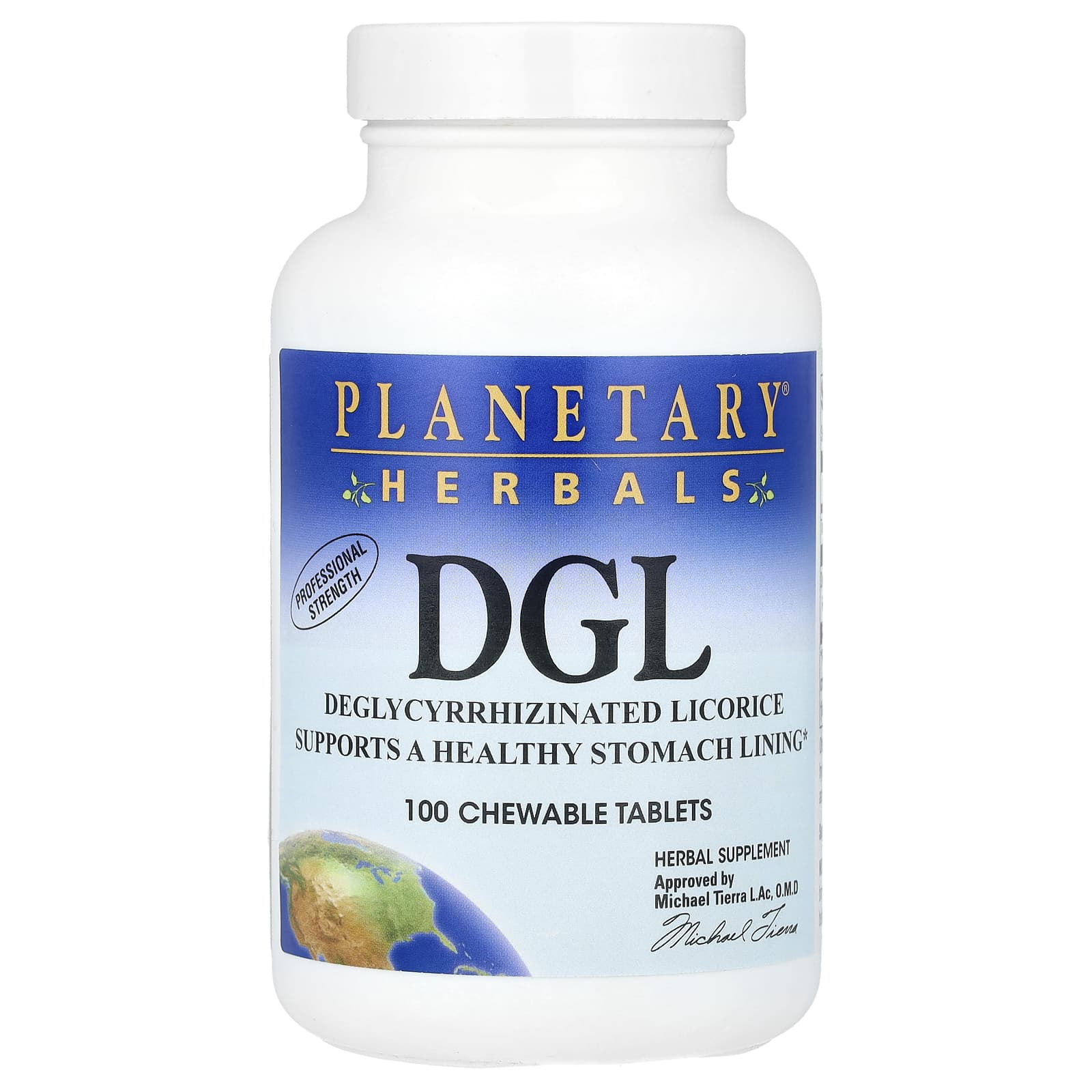 

Dgl, 380mg, chewable 100 tablets