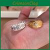 Eleganter Retro Sternförmiger Ring Exquisiter Handgefertigter Kupferschmuck Für Frauen