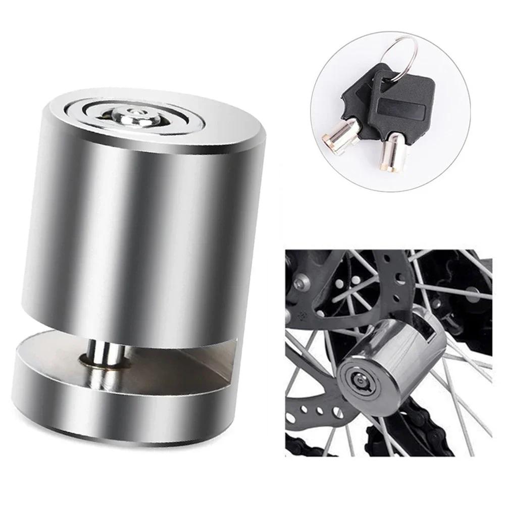 Motorcycle Disc Brake Lock Anti Theft Motorbike Security Anti Theft Wheel Bicycle Scooter Small Portable Lock Disk Locks