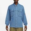 Nike X NOCTA Opal Lily Pad Denim Shirt Blue Denim Men Streetwear FZ3260-486