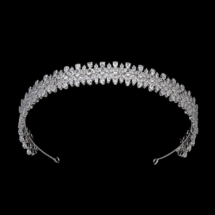 Echsio CZ Hairband Classic Vintage Women
