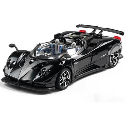 1/32 Pagani Zonda HP Barchetta Supercar Legering Auto Model Geluid en Licht Pull Back Kinderspeelgoed Verzamelobjecten Verjaardagscadeau