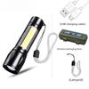 "Rechargeable Mini LED Flashlight with Strong Beam, Portable Side Light for Outdoor and Home Use"
