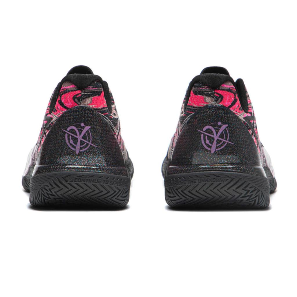 Li Ning Gamma 2 Low-Top Basketballschuhe Herren Schwarz Rosa ABAV033-7