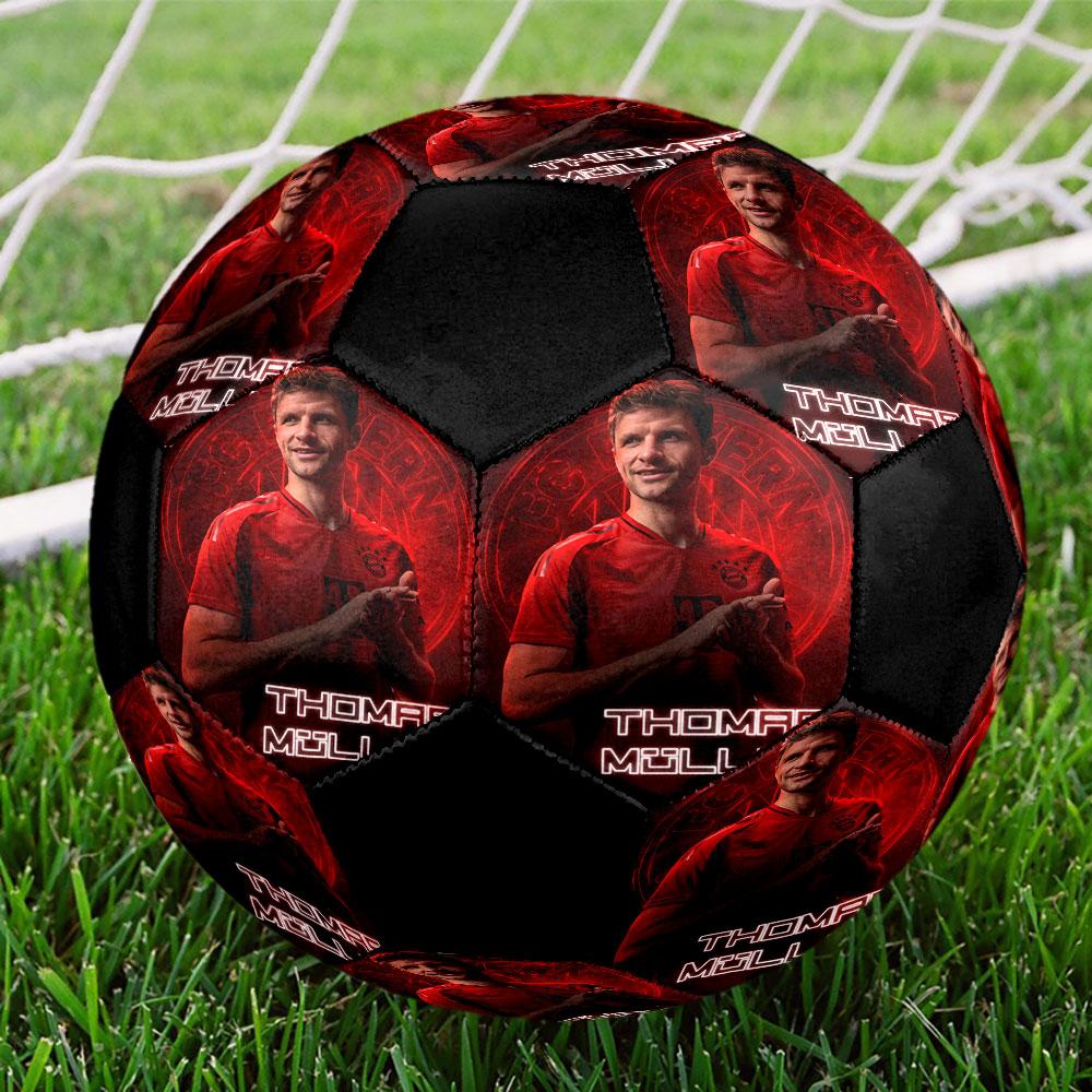1pc FC Bayern Munich Soccer Ball Size 5 Indoor Soccer Ball Fashion Colorful Backyard Game - Great For Sports Fans Gift HE41