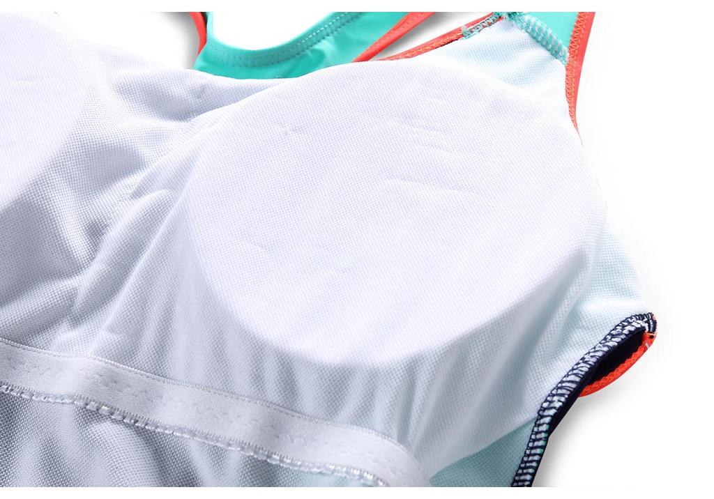Women's High-Quality Conservative Triangle One-Piece Swimsuit for Professional Training