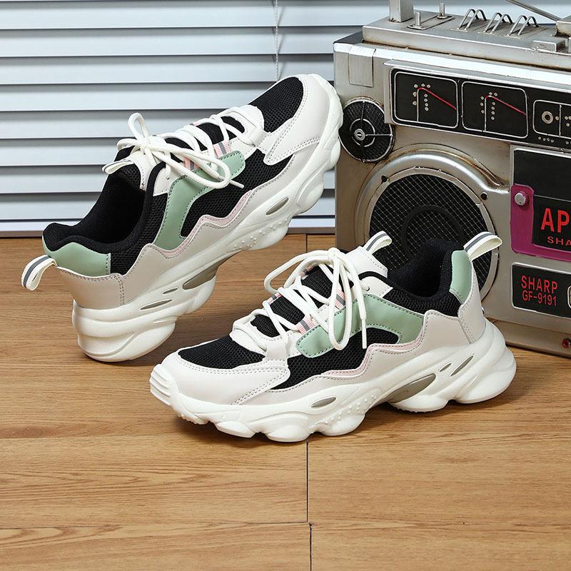 Jinjiang cold sticky shoes platform dad shoes mesh breathable casual sports shoes trendy shoes