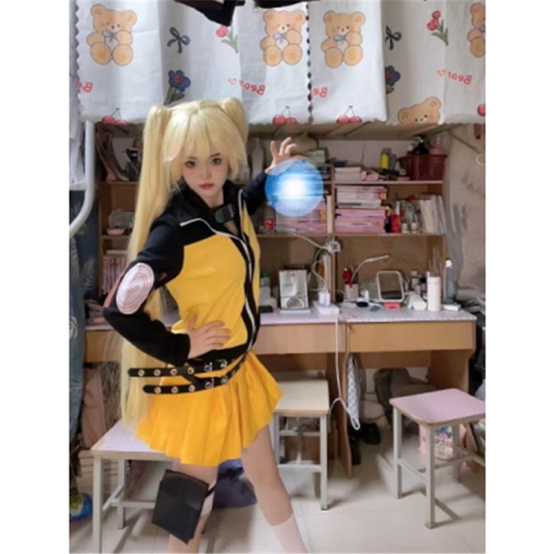 Anime Uzumaki Cosplay Costume Women's Suit Uniform Sexy Suit Halloween Carnival Party Beautiful Dress Set