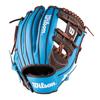 AW General Use Dual Hat 87 D Blue Throw White/Hair Infielder's Brown/Sky Left-Handed