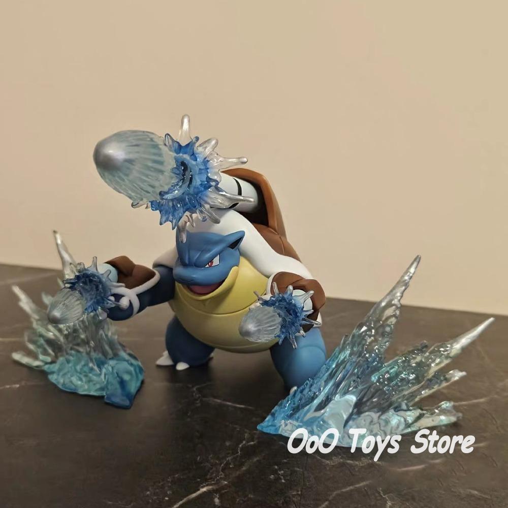 Anime Pokemon Figūrėlė Blastoise Veiksmo Figūrėlės PVC Kolekcinis Modelis Žaislai Vaikams Dovanos 15.5cm