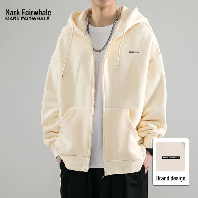 Mark Fairwhale Men's Solid Color Casual Hoodie