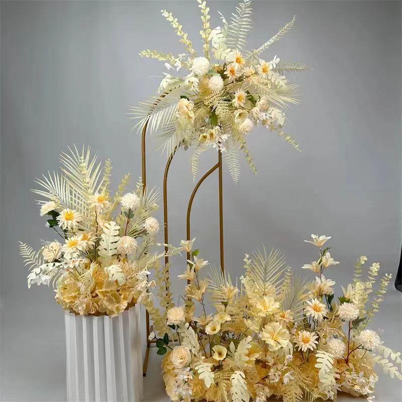 Artificial Floral Arrangements for Weddings, Multiple Colors, Road Decoration, and T-Stage Floristry