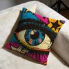 Creative Art Eyes Cushion Cover Soft Decorative Pillow Case Suitable for Bedroom Sofa Car Travel Use