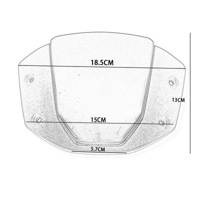 For Honda CB650R CB 650 R 2024 2025 Front Wind Deflector Protector Visor Screen With Bracket Motorcycle Windshield Windscreen