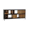 DKD Home Decor-Sideboard DKD Home Decor Alvin Natural Black Iron Ash 160 X 40 X 75 Cm