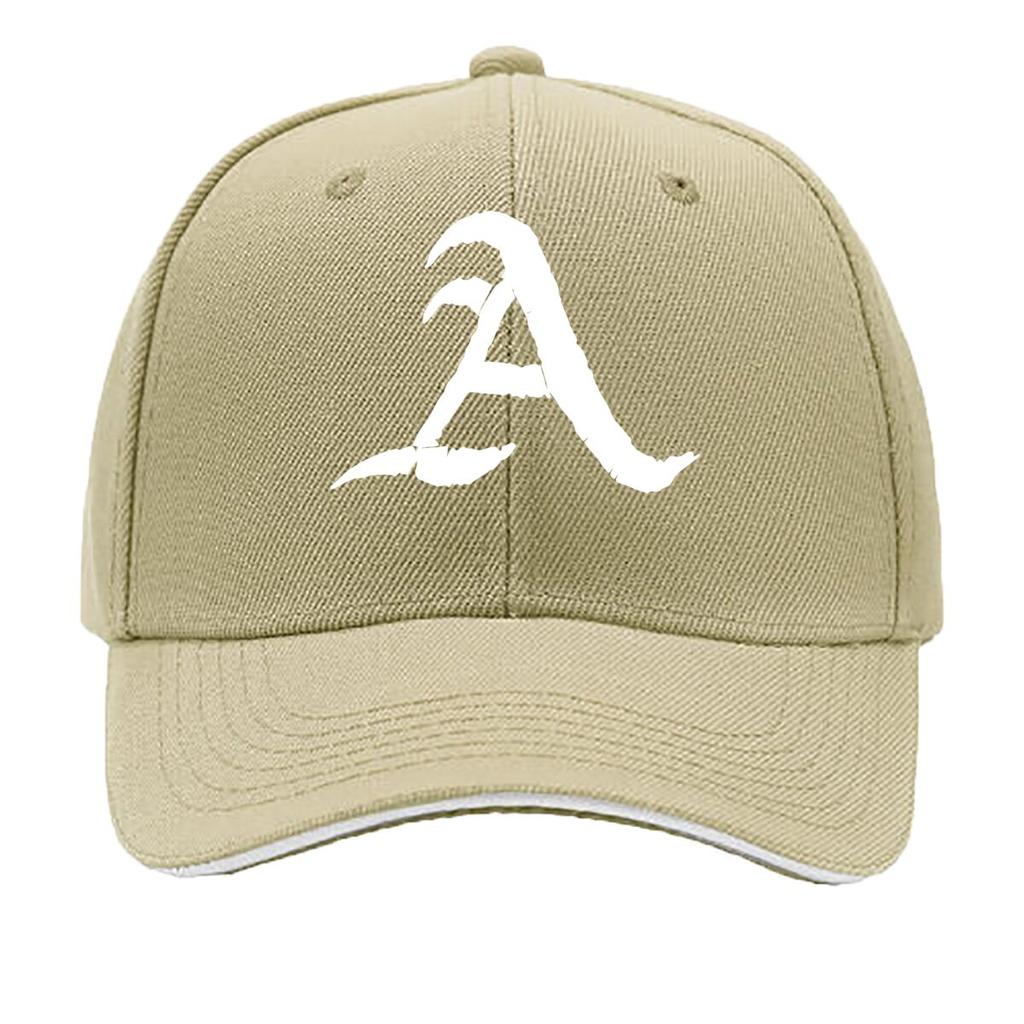 Adjustable Snapback Baseball Cap with Stylish Letter A  Vintage Black Curved Brim for  Ideal Fo Sandwich Baseball Cap