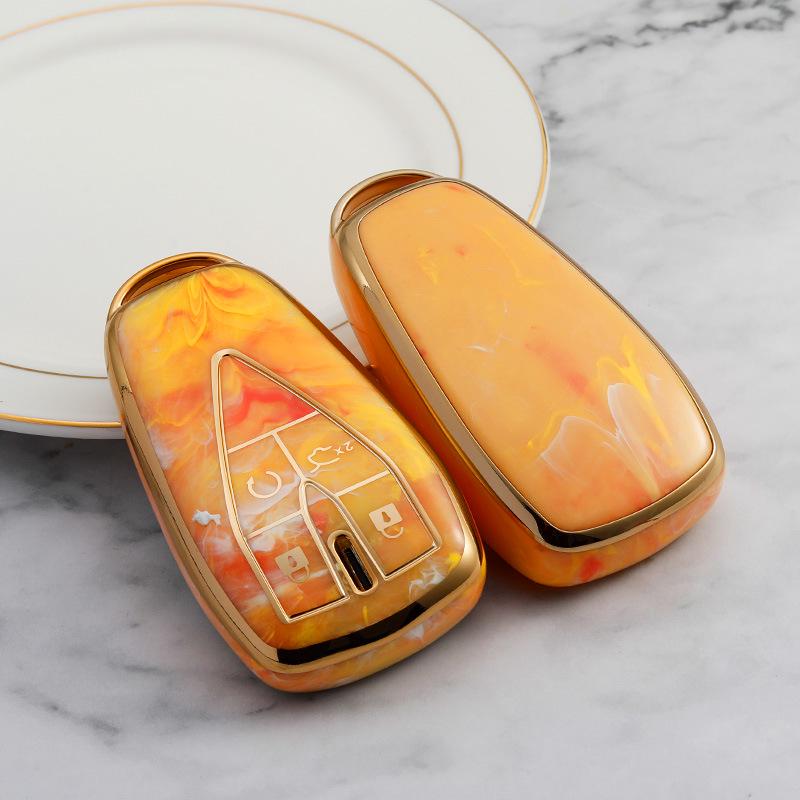 Compatible Changan CS75 Plus/CS55 Plus/Eado Plus/Oshan X5X7 Key Cover - Full Protection Case with Buckle