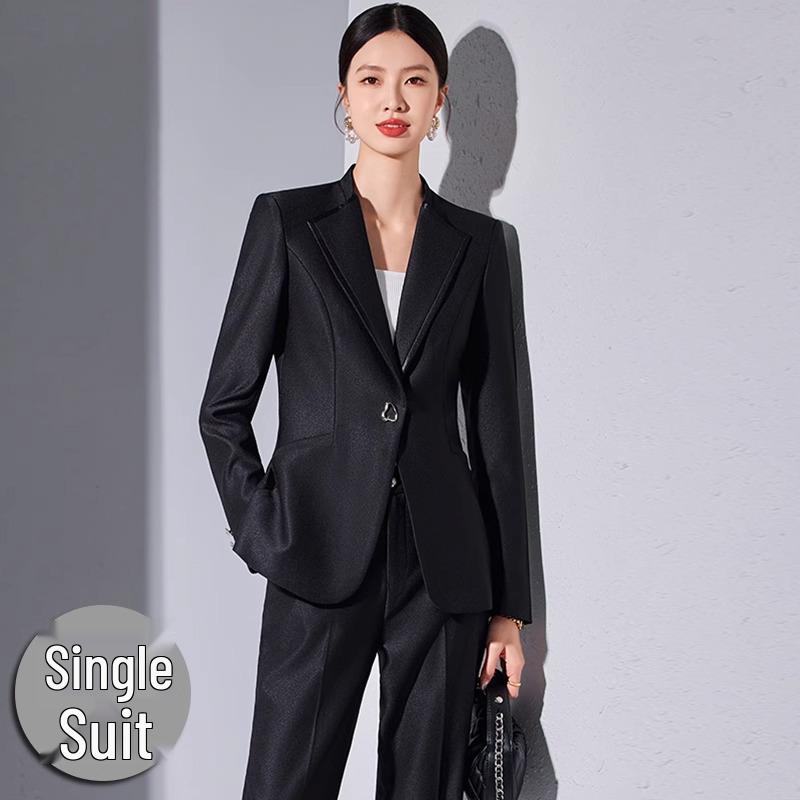 High-End Women's Slim Fit Blazer Suit Set for Spring & Autumn