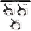 Folding Bike Front Rear Brakes Side Pull Caliper Rims Calipers Bicycles C Type Brakes Calipers Bike Rear & Front Brakes