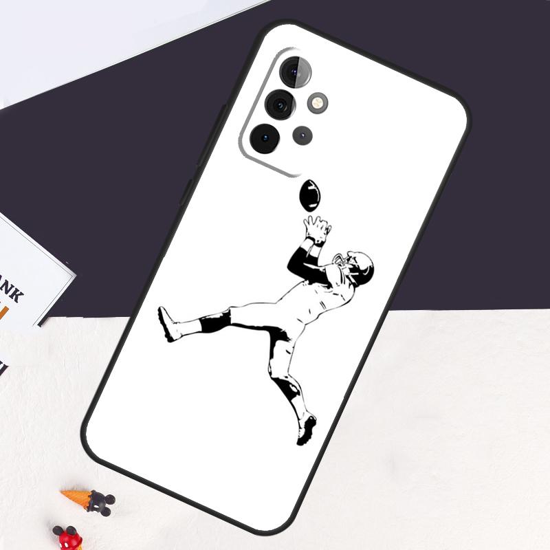 American Football Case For Samsung Galaxy A05 A06 A26 A16 A56 A36 A22 A32 A52 A54 A34 A14 A55 A15 A53 A33 A35