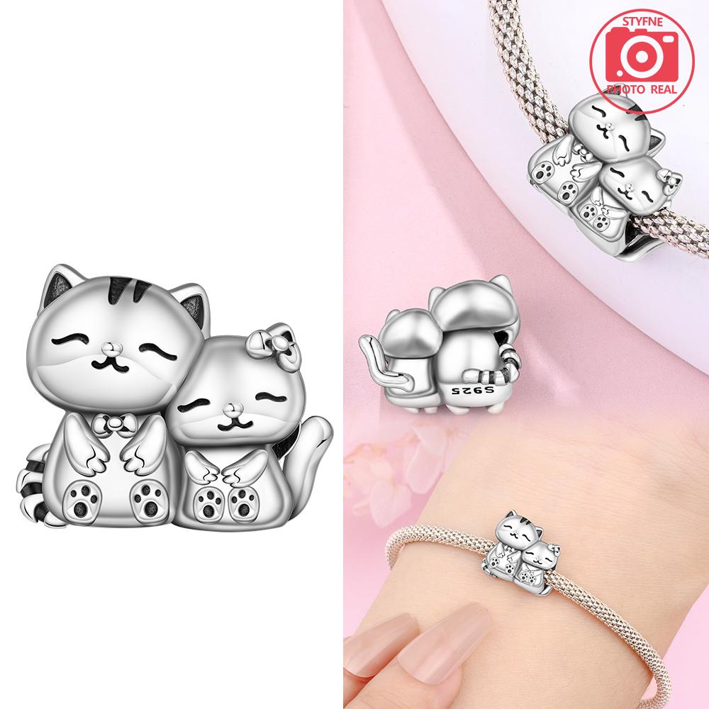 Lily Of The Valley Cat Pendantx Copper Colors For Charm Copper Colors Genuine Bracelets For Jewellery Crafting