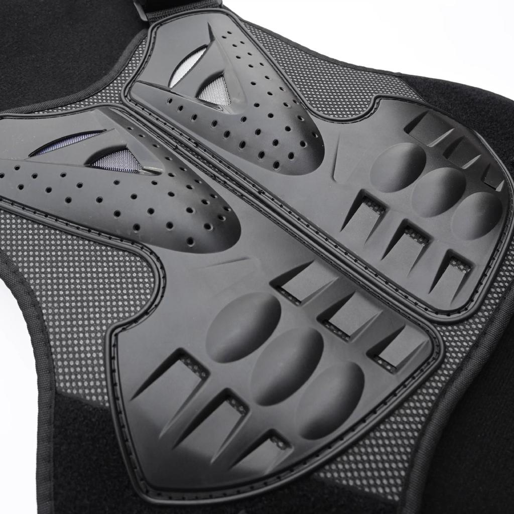 Motorcycle Off-road & Skiing Lightweight Armor Vest - Windproof Chest & Back Protection Gear.