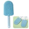 Katzenkamm - Ergonomic Anti-Slip Cat Hair Comb In Ice Cream Shape for Gentle Detangling - Blue for Home, Clinics, and Travel