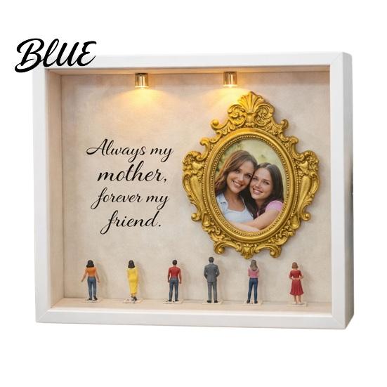 Anniversary Gift Idea DIY Mini Museum Silhouette Box Personalized Photo Memory Display Case with