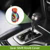 Universal Car Gear Shift Knob Cover Colorful Polyester Hoodie Style